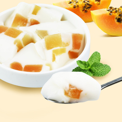 佰思宜 原浆木瓜牛奶布丁芒果布丁果冻零食厂家直销一件代发6240g|ms