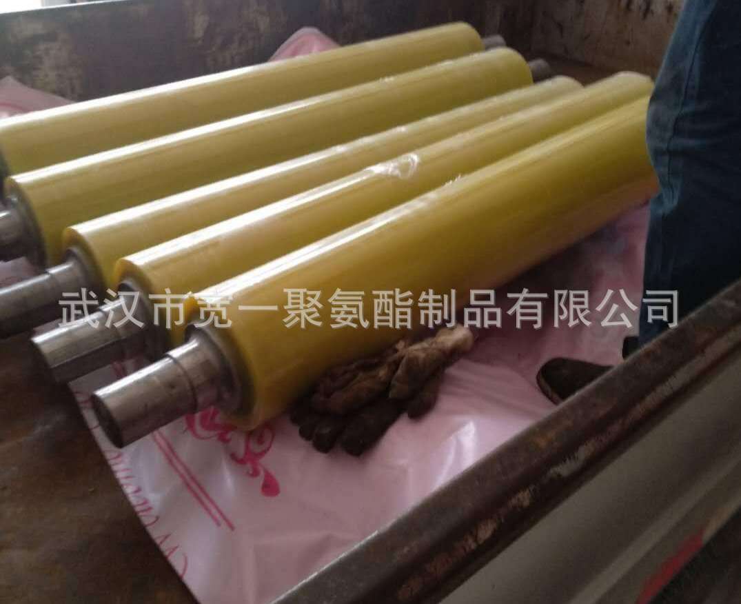 供应湖北钢厂用胶辊包胶加工，武汉钢材加工行业用滚筒包胶加工