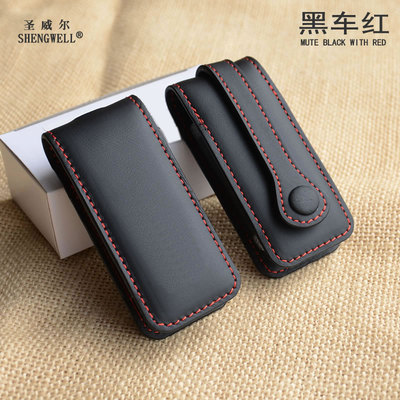 apply Porsche key case Cayenne Erik Lamela Kaman 911MACAN Original factory key Leather sheath wholesale customized