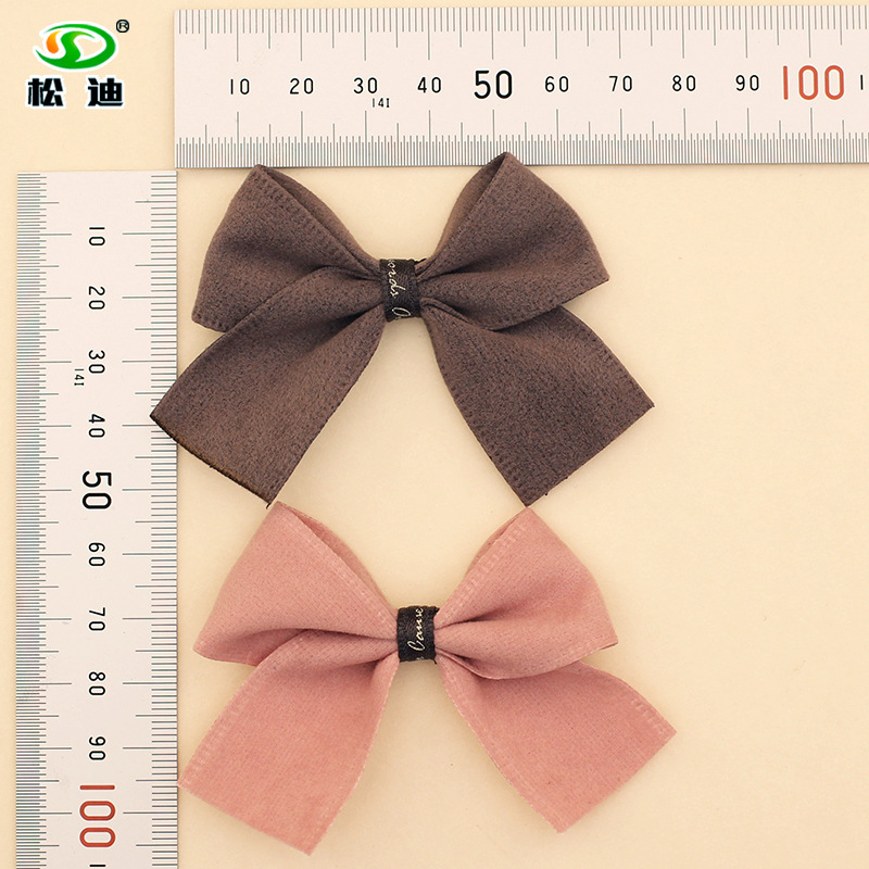 毛呢布料蝴蝶结封面