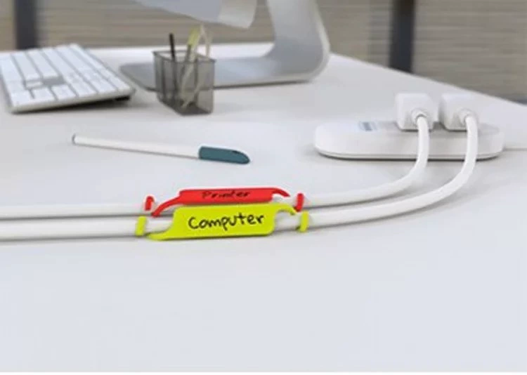 Creative can write cable label data cable electric sources to arrange label 10 color label cards