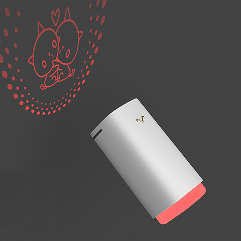 新品投影小V加濕器 usb迷你靜音創(chuàng)意家用桌面投影加濕器禮品logo