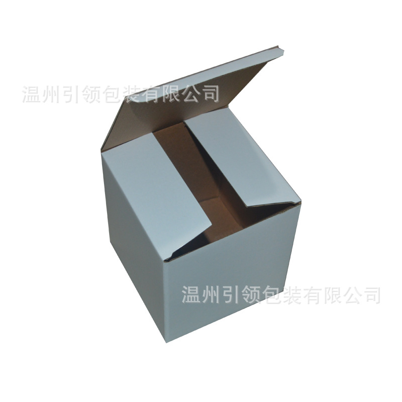 En stock blanco cartón corrugado blanco en blanco caja blanca universal amarillo Kraft cartón corrugado caja de color impresión personalizada