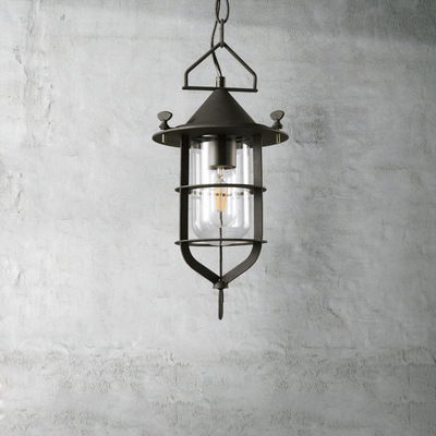 American style Retro Industry loft bar Table lamp originality personality Iron art cage Lampshade Single head a chandelier