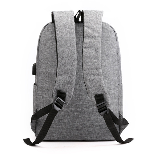 Men's business backpack Korean version USB charging casual female student school bag simple fashion computer bag three-piece set
