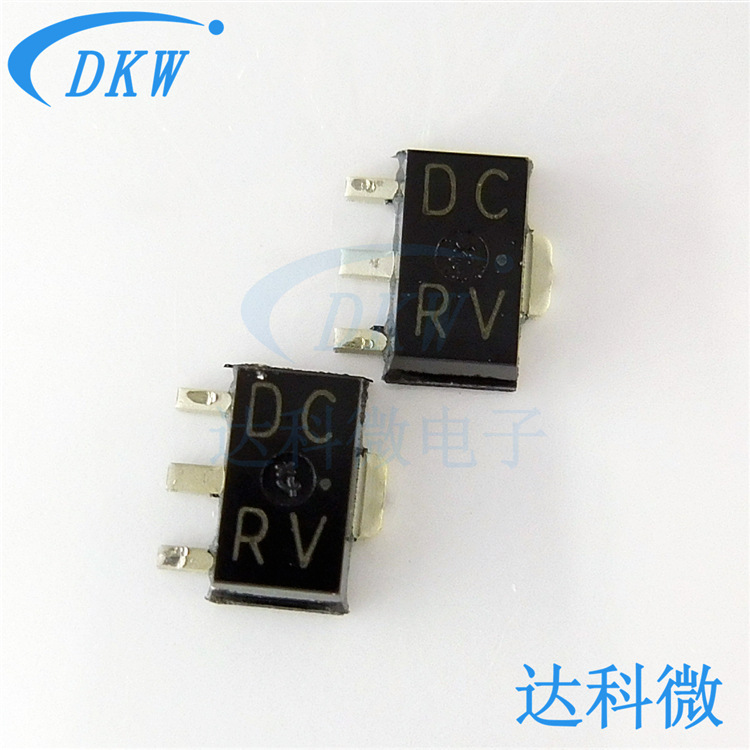 2SD1767 丝印：DC RV SOT-89-3L 贴片三极管 NPN晶体管 Rohm/罗姆