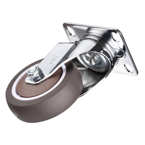 2 inches 2.5 inches 3 inches TPR rubber silent lightweight universal furniture medical shelves ventilator casters wheels