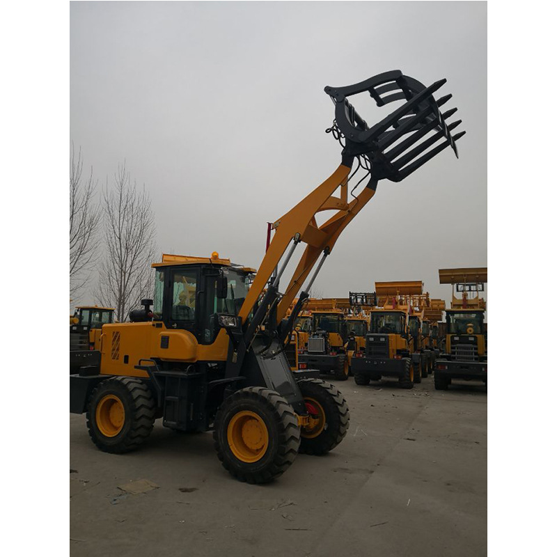 实力厂家小型装载机工程建筑工地养殖场用小铲车农用推土机抓草机