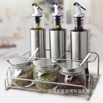 调味罐调料盒套装调料瓶家用油壶油瓶醋壶调料架置物架厨房用品