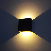 壁灯led铝材现代简约上下发光 过道走廊楼梯卧室床头装饰墙壁挂灯