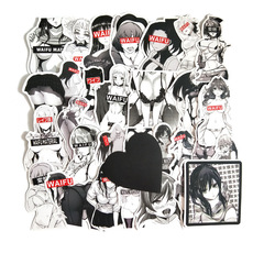 30 pieces of sexy, high-quality beauty suitcase/travel case graffiti stickers for notebooks, fixed-gear bicycles, and cars, waterproof