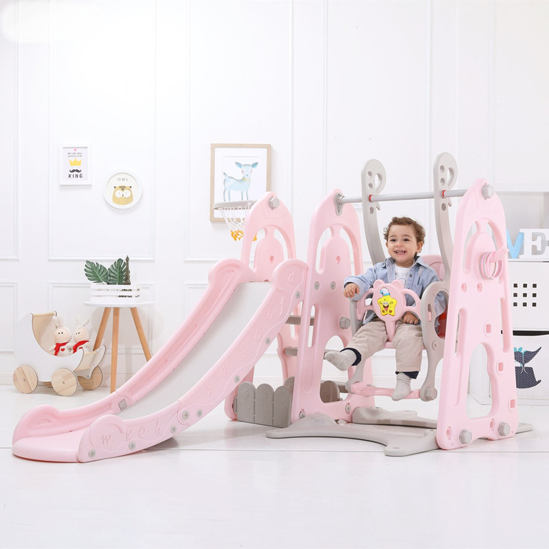滑滑梯秋千组合儿童室内家用幼儿园宝宝游乐场小型小孩多功能玩具|ms