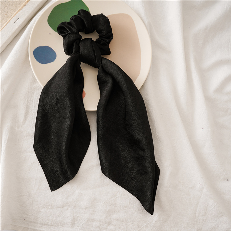 Fashion Solid Color Cloth Handmade Hair Tie 1 Piece display picture 4