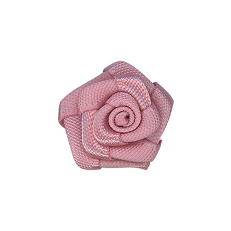 Yao Ming cinta tocado Decoración Ropa Rosa pequeña flor hecha a mano DIY de tres puntos de cinco ángulos cinta de poliéster Rosa pequeña flor