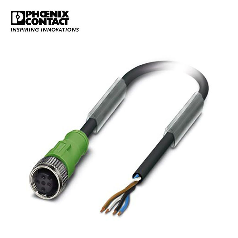 菲尼克斯 传感器/执行器电缆 - SAC-4P-10,0-PVC/M12FS - 1446333