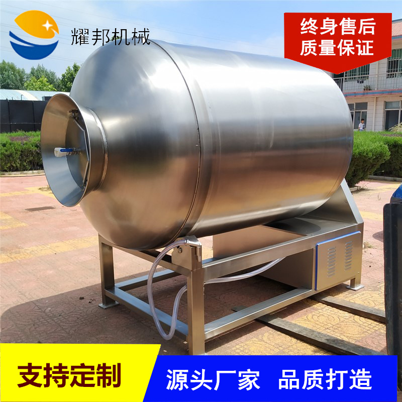 腌鸭脖设备 厂家加工可定制牛排滚揉机 不锈钢材质鸡排腌制机