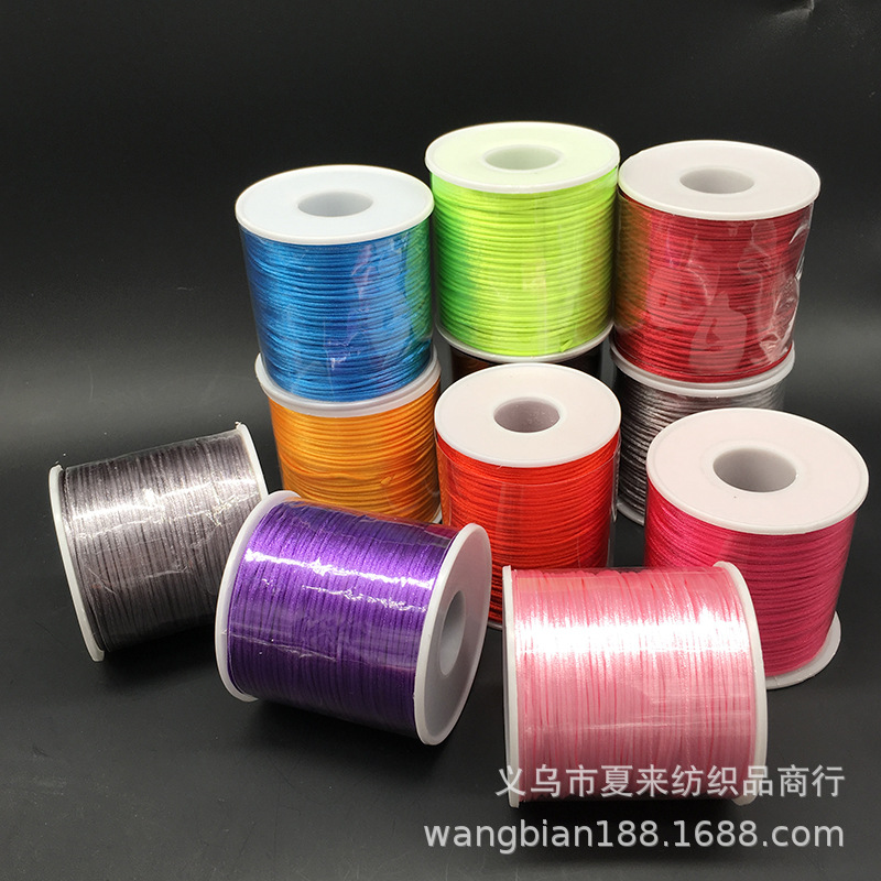 小卷7号线韩国丝中国结线材编织挂件红绳手链手工DIY配件材料