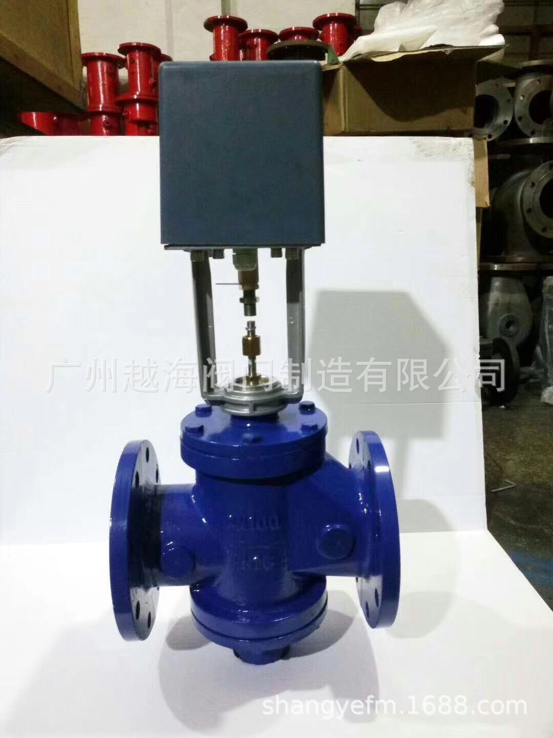 VA系列中央空调水系统电动三通阀二通阀阀体DN100工厂直供