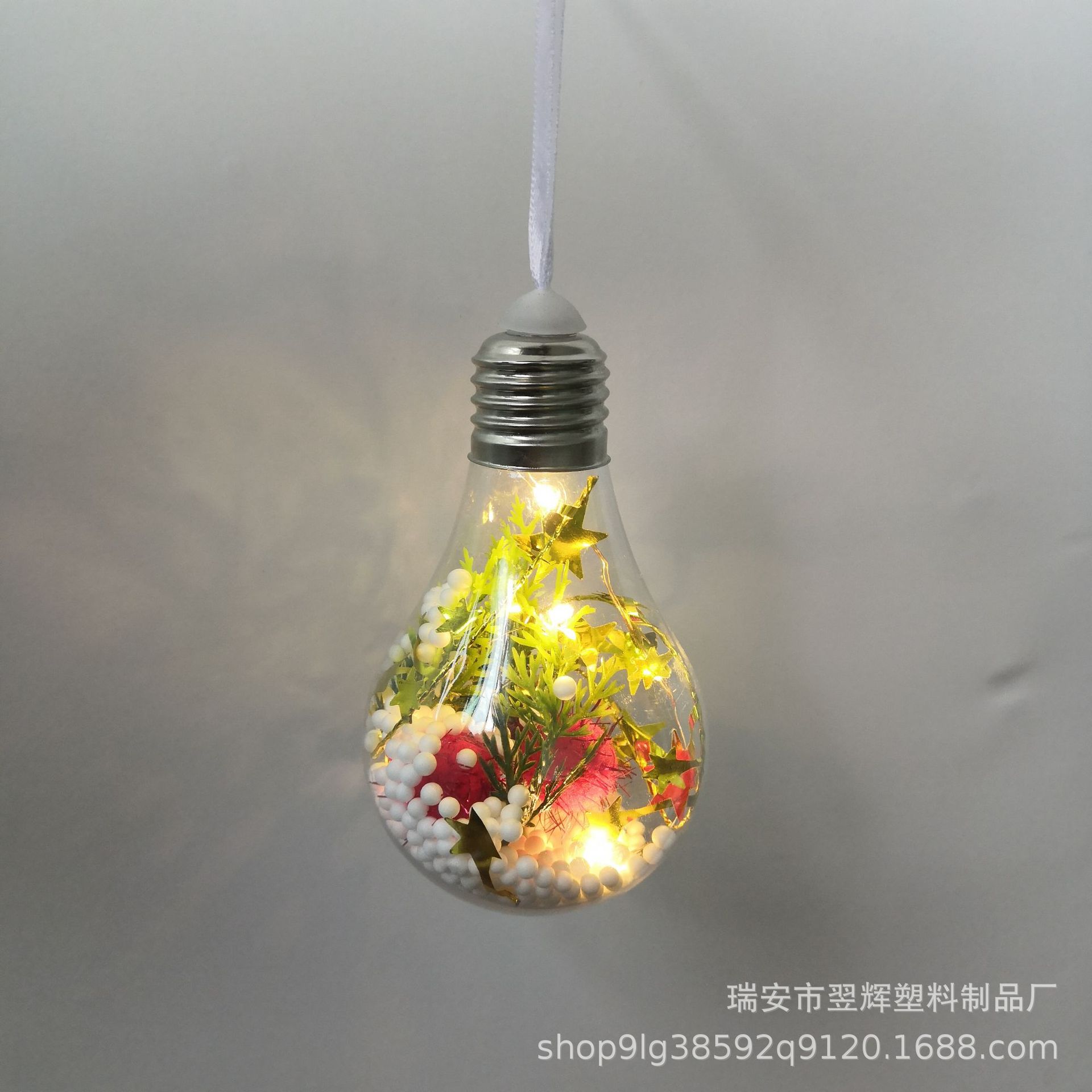 厂家直销圣诞装饰灯LR44电池灯铜丝灯彩灯E27灯头灯泡球灯串