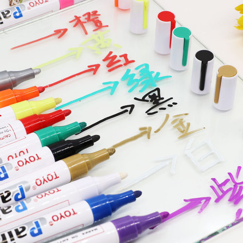 TOYO Toyo paint pen SA101 touch-up pen sign-in pen white paint pen marker pen tire pen mark diy