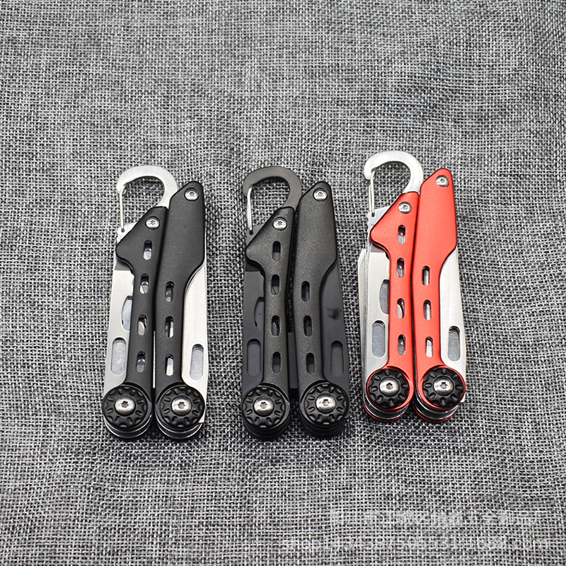 新款多功能折叠工具钳 户外可折叠钳子 户外野营工具刀钳