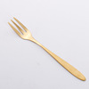 Cake knife fork stainless steel gold cake shovel moon cake knife fork high -end dessert Taiwan Western -style cake baking tool