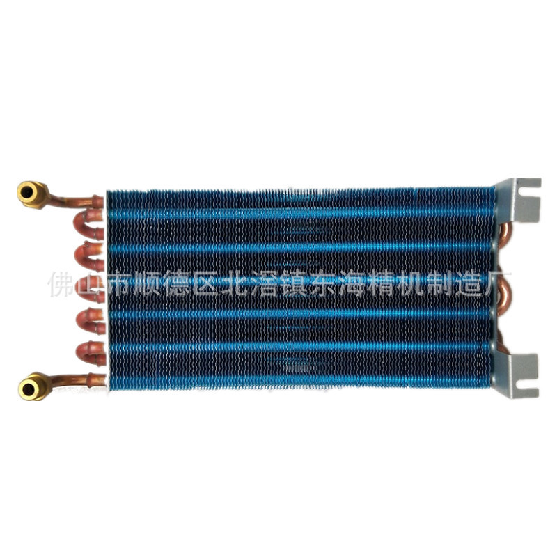 铜管水冷排铝翅片油浸微波变压器油箱水冷组件循环蒸发散热器