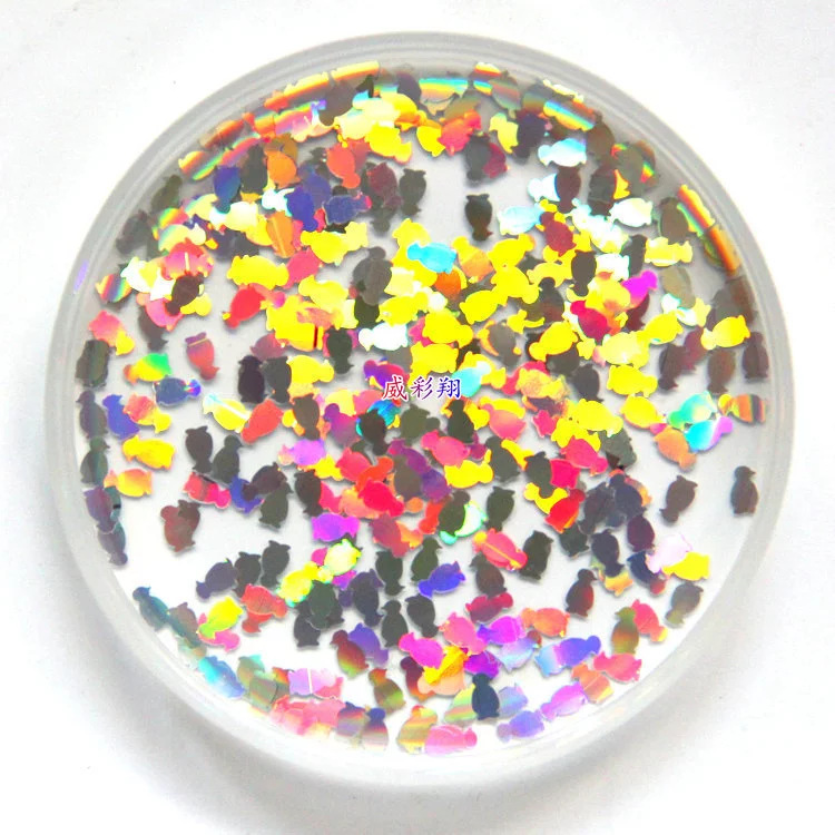 Wholesale of gold onion powder, sequins, hexagonal heart, five-pointed star, irregular-shaped laser colored PET sequins, nail gold powder and glitter powder pic 97
