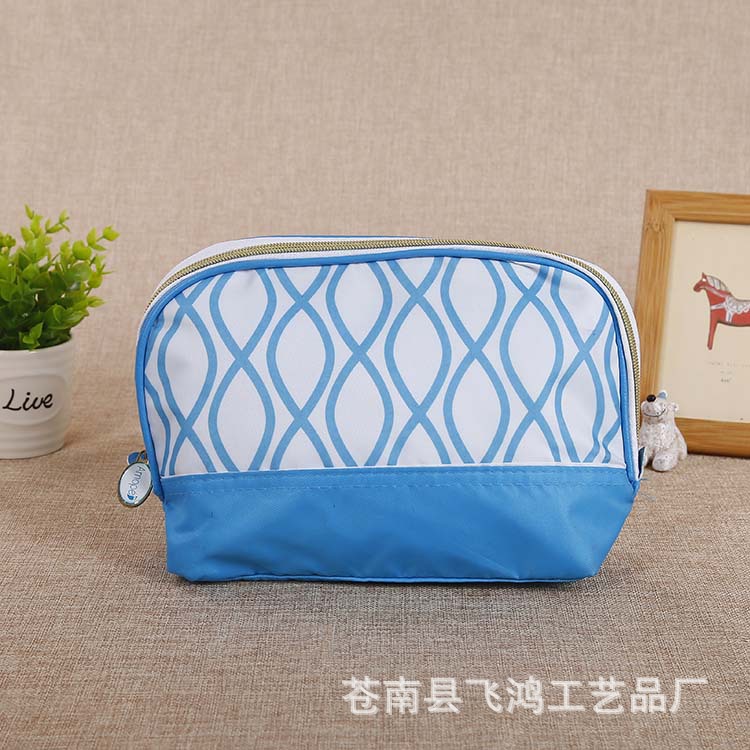 棉布洗漱包钢架化妆包 时尚棉布化妆包 便携可爱收纳袋