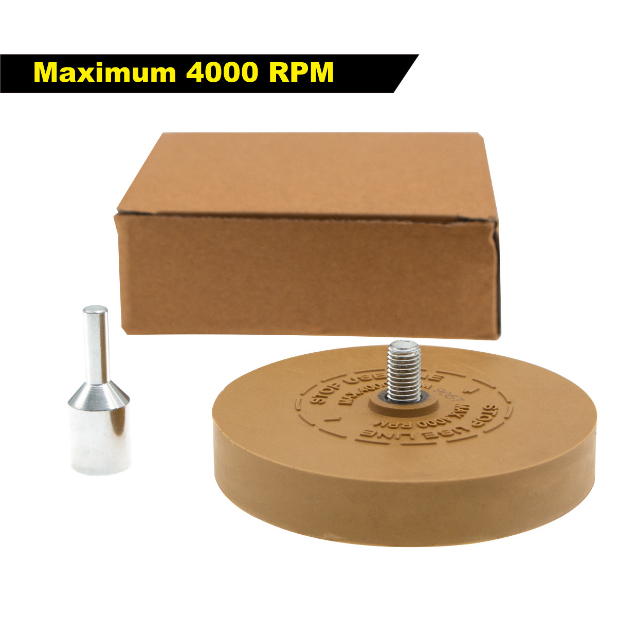 3,5 '88mm rueda de goma de pulido neumático rueda de goma rueda de molienda de goma Decal rueda de eliminación