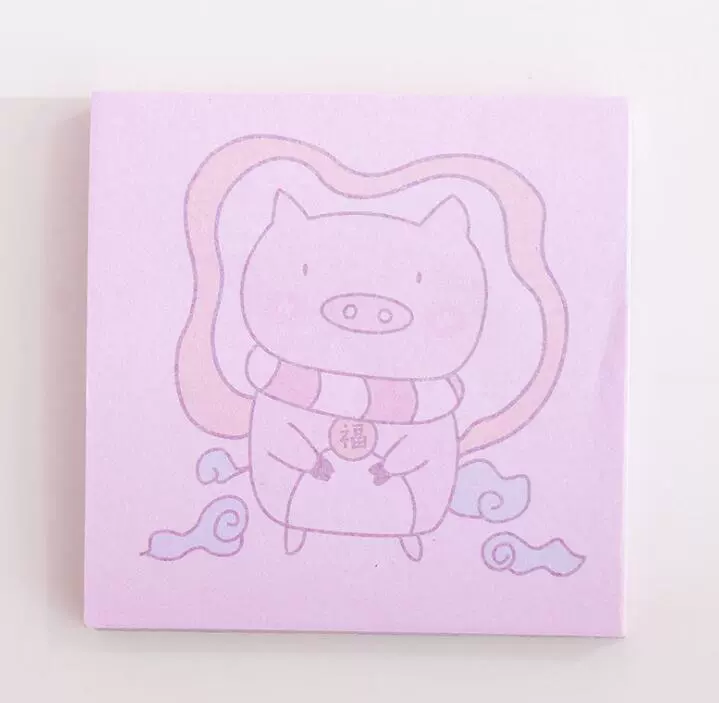 Cartoon handheld notebook for students, note