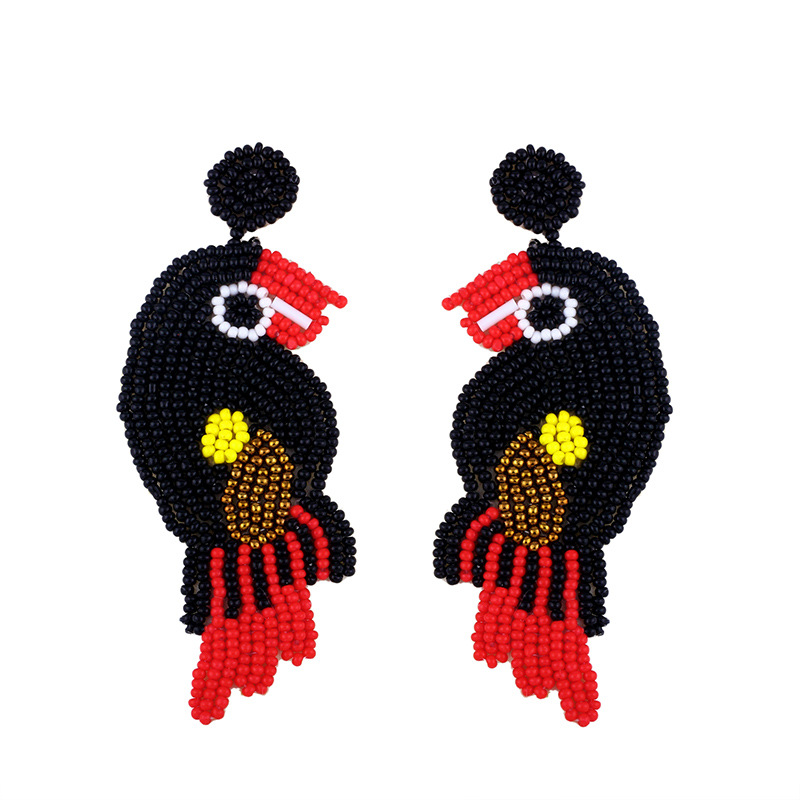 Vende Creative Mi Bead Earrings Europa Y América Bohemia Personalidad Animal Bird Earring Earrings22 display picture 4