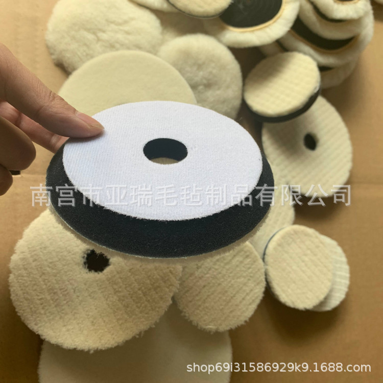 汽车抛光羊毛球7寸日式羊毛抛光研磨盘海绵抛光轮打蜡抛光还原盘