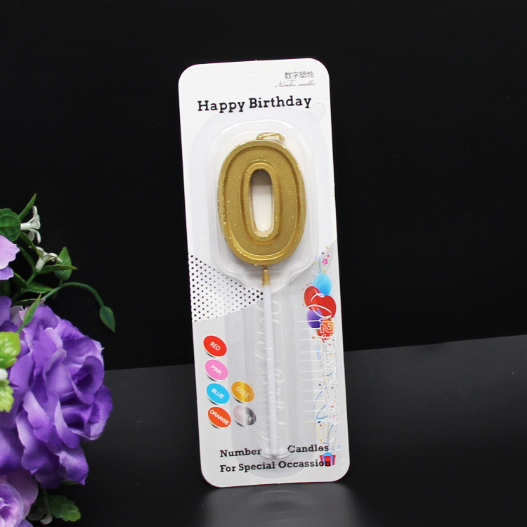 Birthday Number Paraffin Party Candle 1 Piece display picture 2