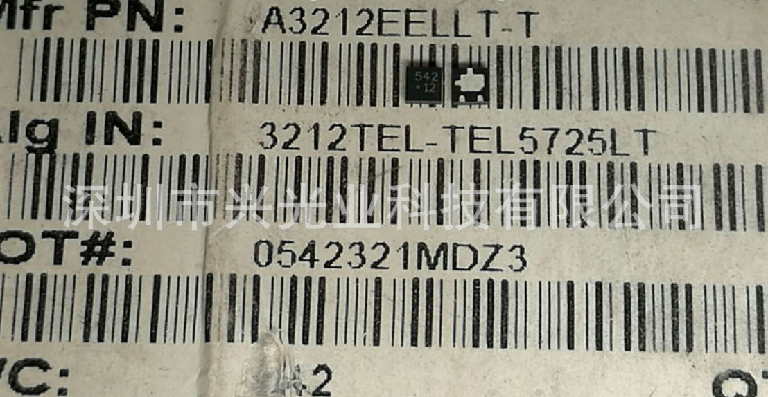 A3212EELLT-T ALLEGRO 超灵敏霍尔效应开关 QFN 全新原装 霍尔传