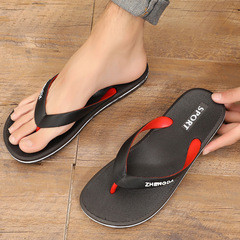 越南拖鞋男式拖鞋人字拖夏沙灘鞋輕盈時尚防滑人字拖男士外穿拖鞋