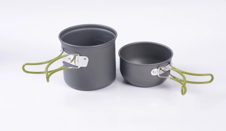 DS-101 Fashion Outdoor Barrack Cooker Outdoor cooking utensils Wild Piece Pot Portable Pot Портативная кастрюля набор посуды для приготовления на открытом воздухе вагонного типа сварочный wholesale