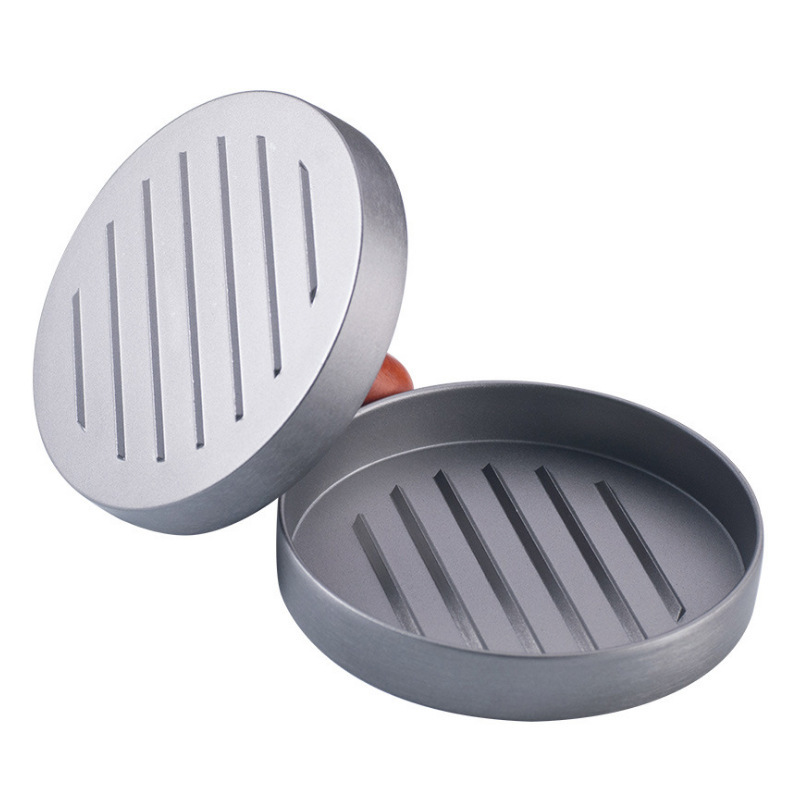 [Love Full House] 2019 New products Boxed Wooden handle hamburger Meat cake pressing die