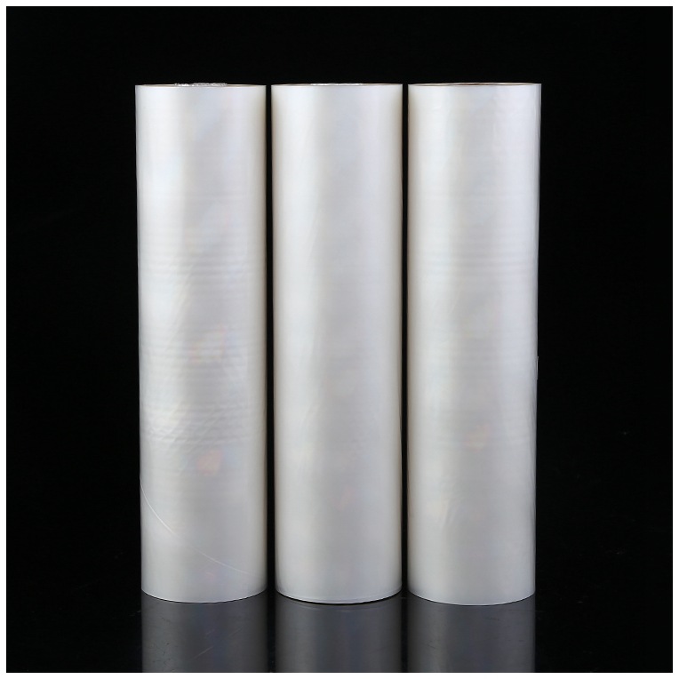 供应双面电晕BOPP斜纹透明镭射预涂膜 现货可联系客服