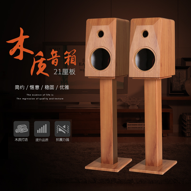 厂家批发木纹汽车音响试音箱音响试音柜6.5寸喇叭试音测试箱体