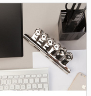 晨光76mm圆形票夹ABS92645