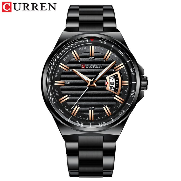CURREN carryan 8375 reloj de hombre Reloj de hombre de acero inoxidable popular europeo y americano reloj de cuarzo impermeable casual image 5
