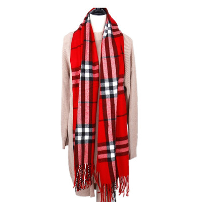 Korean Edition fashion keep warm thickening lady currency tassels Shawl wholesale Autumn and winter lattice Cashmere scarf