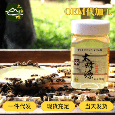 洋槐蜜500g  蜂蜜 蜂巢蜜 結晶 純蜂蜜 蜂蜜批發 貼牌代加工