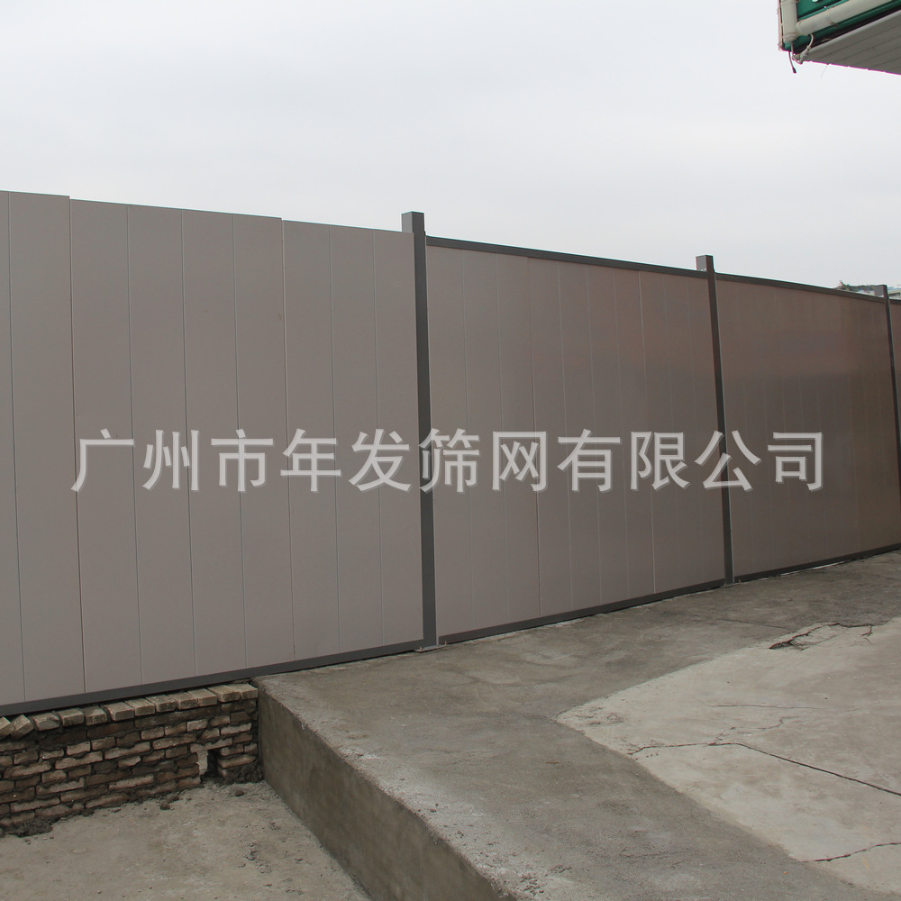 钢结构围蔽 广州厂家生产供应镀锌钢材围挡板建设工程用
