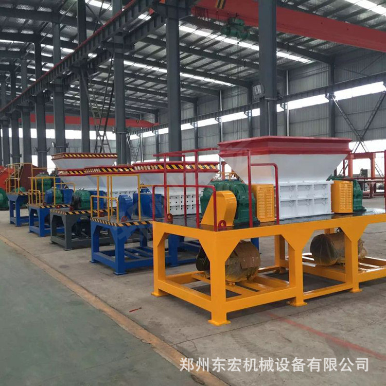 800型吨包袋撕碎机 编织袋双轴撕碎机 塑料膜撕碎机