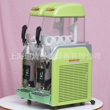 双缸雪泥机 商用雪融机 不锈钢沙冰机 定制雪粒机 110V冷饮机设备