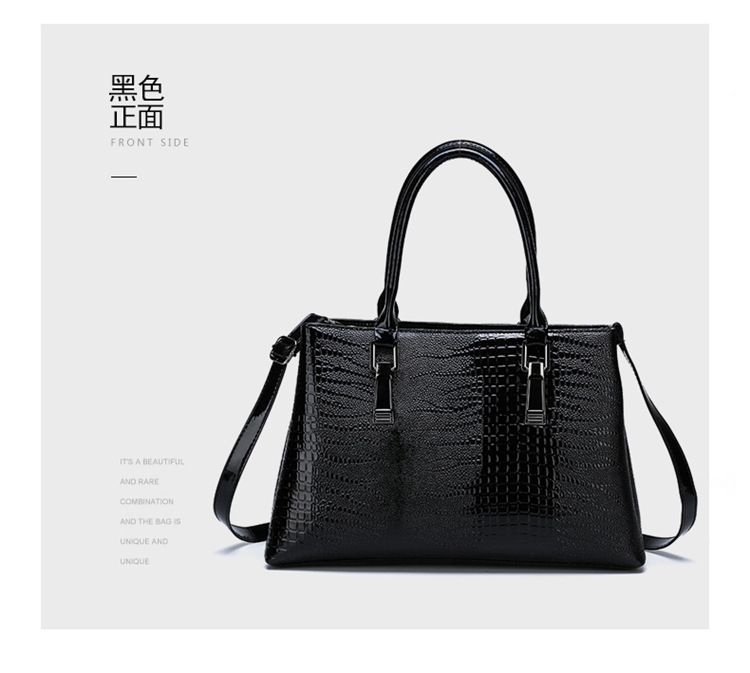 Wholesale New European And American Fashion Handbag Lizard Pattern  Shoulder Bag Women's Bag Cross-border Autumn Women Bag display picture 6