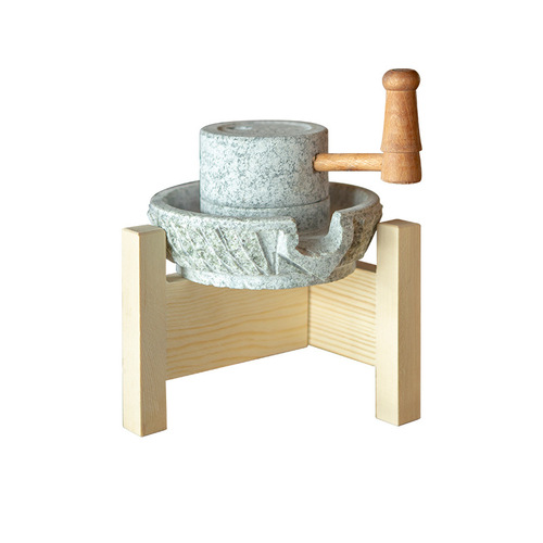 Natural ornamental small stone mill home decoration small ornament creative gift retro grinding stone antique decoration