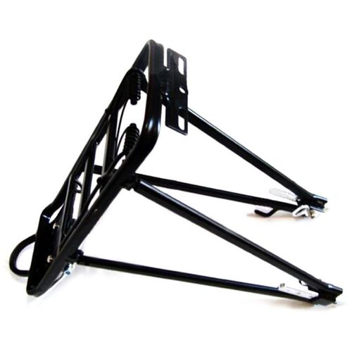 Mountain bike aluminum alloy V brake/disc brake rear rack luggage rack can carry people rear clothes rack riding supplies